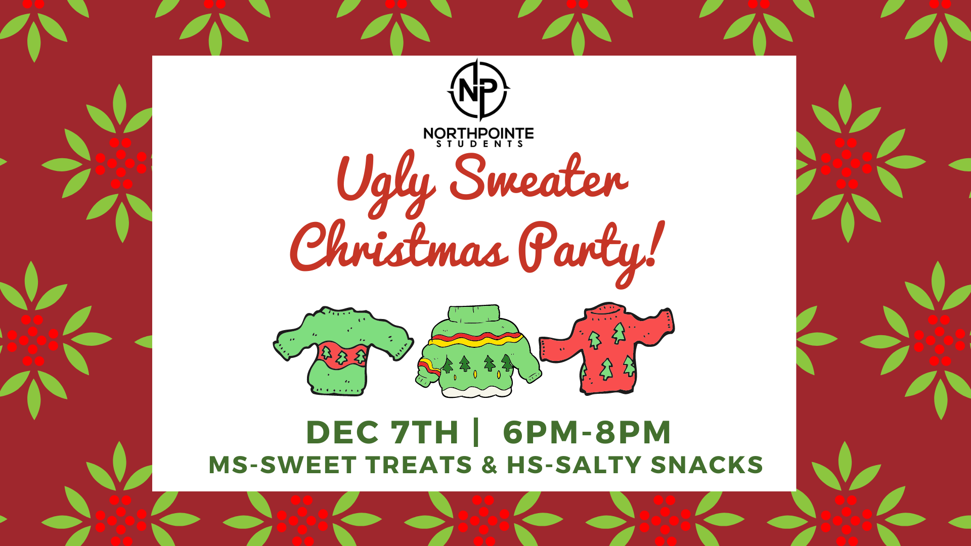 Copy of Copy of ugly sweater party